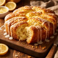 Lemon Pull Apart Coffee Cake