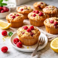 Lemon Raspberry Muffins Gluten Free or Regular