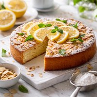 Lemon Ricotta Almond Cake Gluten Free