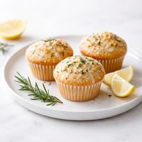 Lemon Rosemary Muffins