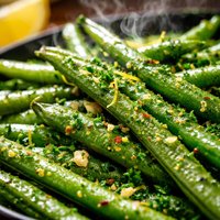 Lemon Sauteed Green Beans with Parsley