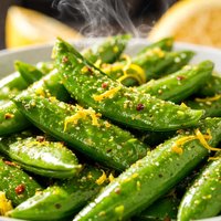 Lemon Scented Sugar Snap Peas