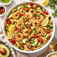 Lemon Shrimp Pasta Salad