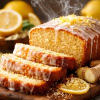 Lemon Soaked Ginger Pound Cake