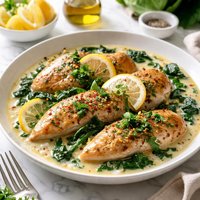 Lemon Spinach Chicken