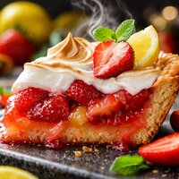 Lemon Strawberry Pie
