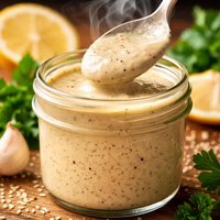 Lemon Tahini Salad Dressing