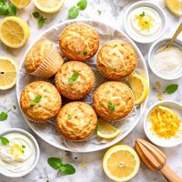 Lemon Yogurt Muffins