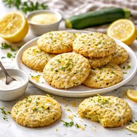 Lemon Zucchini Cornmeal Cookies