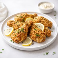 Lemonade Oven Fried Chicken