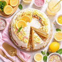 Lemonade Party Cake