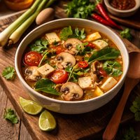 Lemongrass Soup Vegetarian Tom Yum