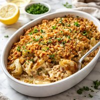 Lemony Artichoke and Onion Gratin