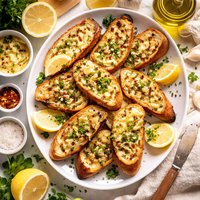 Lemony French Bread Grilled