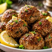 Lemony Greek Meatballs