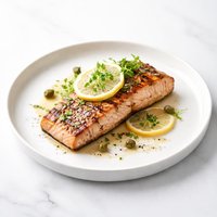 Lemony Grilled Salmon