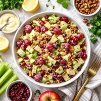 Lemony Light Waldorf Salad