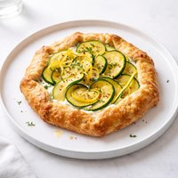 Lemony Ricotta Summer Squash Galette