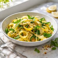 Lemony Squash Ribbons