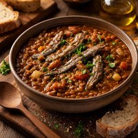 Lentil Anchovy Stew