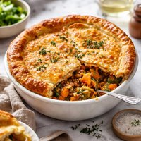Lentil and Golden Squash Pot Pie