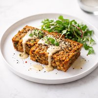Lentil Carrot Loaf