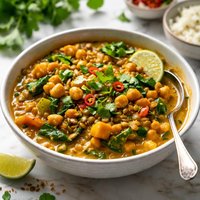 Lentil Chickpea Vegetable Curry
