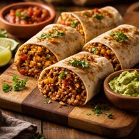 Lentil Rice Burritos