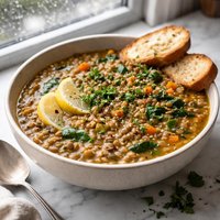 Lentil Soup for Miserable Rainy Days