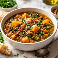 Lentil Stew with Butternut Squash