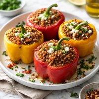 Lentil Stuffed Peppers