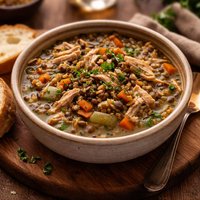 Lentil Turkey Wild Rice Soup