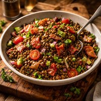 Lentils Du Puy and Bacon Salad