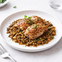 Lentils with Chicken Ww