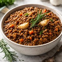 Lentils with Garlic and Rosemary Crock Pot