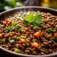 Lentils with Lovage