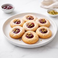 Les Madeleines Thumbprint Cookies