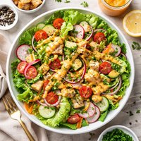 Lettuce Salad with Special French Dressing
