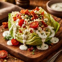 Lettuce Wedge with Ranch Dressing