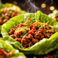 Lettuce Wraps with Spiced Pork