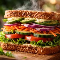 Light and Crisp Veggie Sandwich