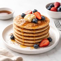 Light and Fluffy Flax Pancakes