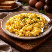 Light and Fluffy Scrambled Eggs