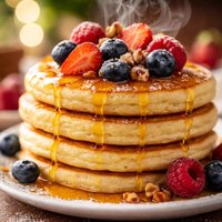 Light and Fluffy Vegan Pancakes
