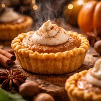 Light and Spicy Pumpkin Pie Tarts