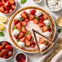 Light and Yummie Strawberry Pie