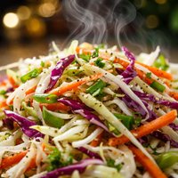 Light and Zesty Vegetable Coleslaw
