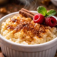 Light Baked Rice Pudding