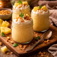 Light Butterscotch Pineapple Mousse