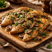 Light Chicken Marsala